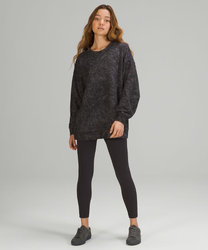 Sudaderas Lululemon Perfectly Oversized Crew Mujer Azules Azules Lavanda Negros | 10687-IEGQ