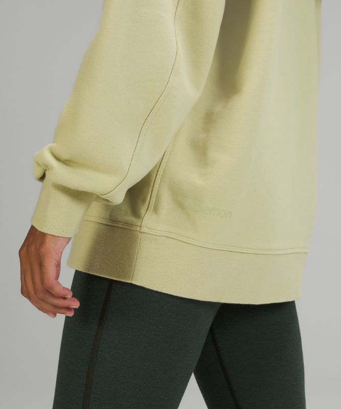 Sudaderas Lululemon Perfectly Oversized Crew Mujer Verdes | 74583-PFLK