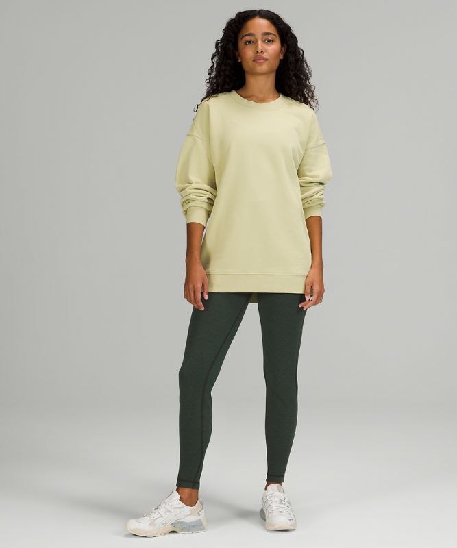 Sudaderas Lululemon Perfectly Oversized Crew Mujer Verdes | 74583-PFLK