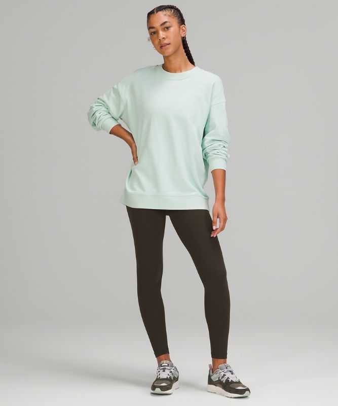 Sudaderas Lululemon Perfectly Oversized Crew Mujer Verde Menta | 15398-HWUZ