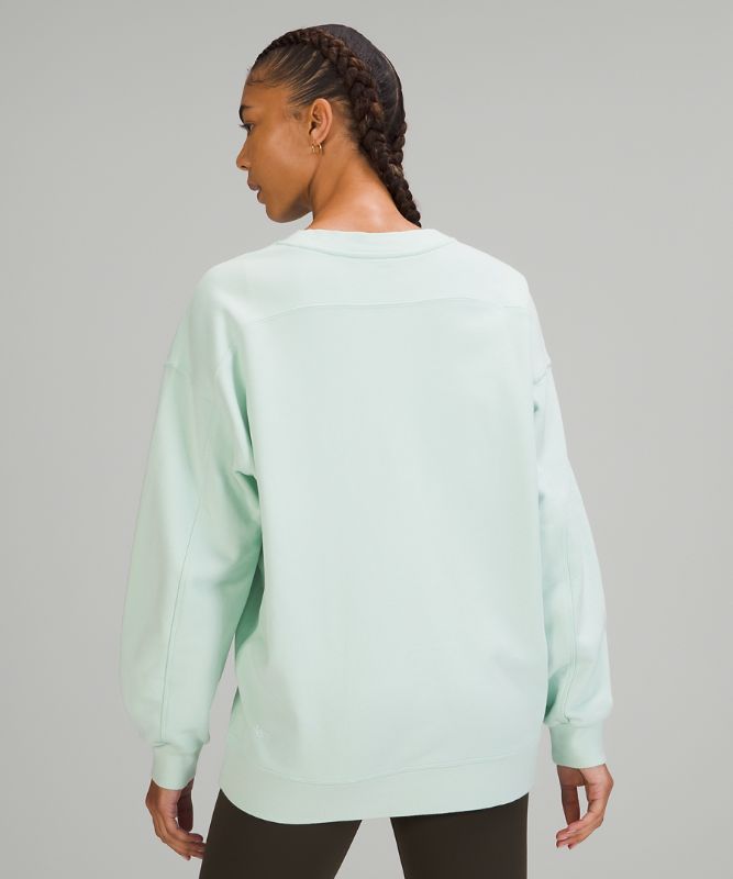 Sudaderas Lululemon Perfectly Oversized Crew Mujer Verde Menta | 15398-HWUZ