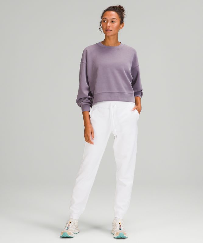 Sudaderas Lululemon Perfectly Oversized Cropped Crew Softstreme Mujer Lavanda | 03572-KYPD