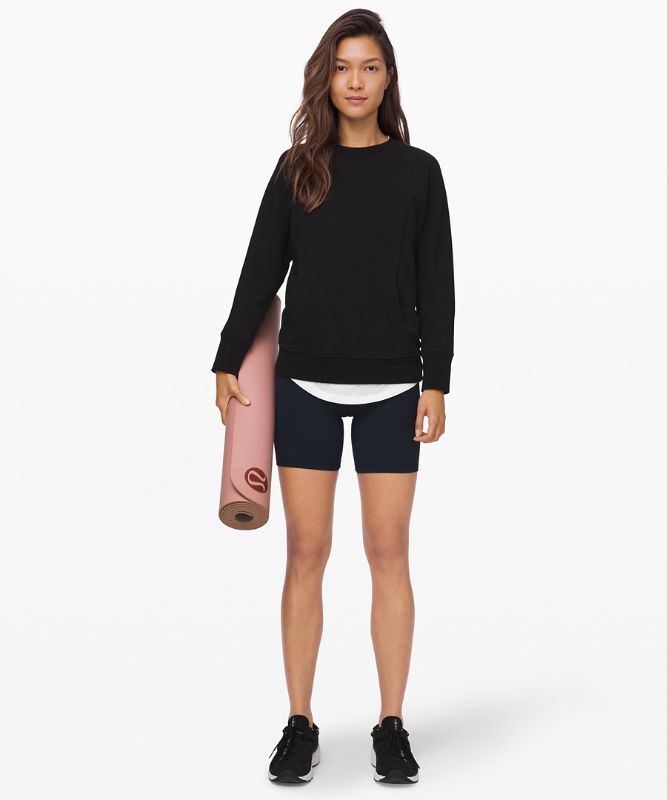 Sudaderas Lululemon Scuba Crew Mujer Negros | 52316-RSQB