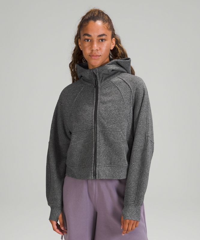 Sudaderas Lululemon Scuba Oversized Full-Zip Mujer Negros | 16734-QYFU