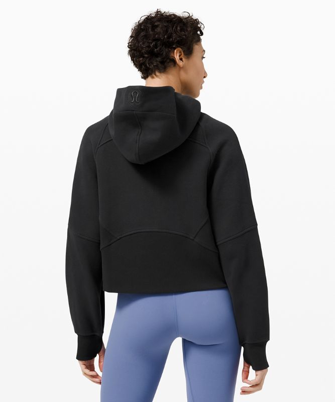 Sudaderas Lululemon Scuba Oversized Full-Zip Mujer Negros | 12685-GTHV