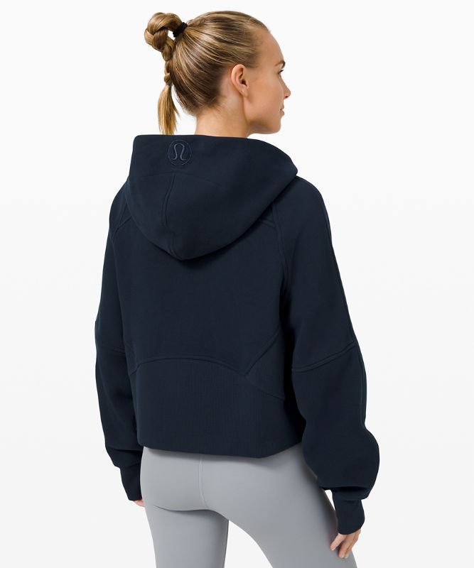 Sudaderas Lululemon Scuba Oversized Full-Zip Mujer Azul Marino | 92845-NSZF