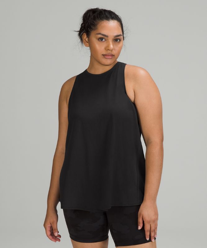 Tank Top Lululemon All Tied Up Tank Top Pima Cotton Mujer Negros | 85610-BIOL