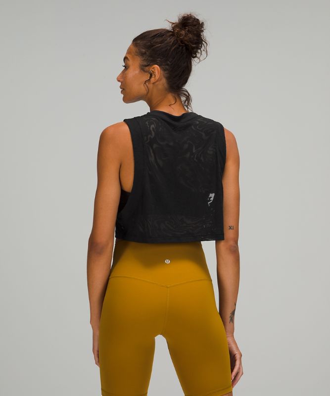 Tank Top Lululemon All Yours Crop Tank Top Veil Mujer Negros | 15907-QULV