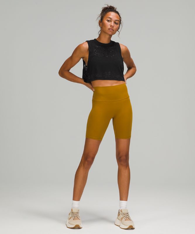 Tank Top Lululemon All Yours Crop Tank Top Veil Mujer Negros | 15907-QULV