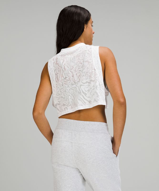 Tank Top Lululemon All Yours Crop Tank Top Veil Mujer Blancos | 23586-JQDY