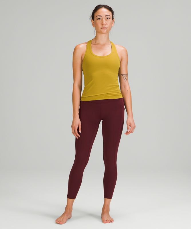 Tank Top Lululemon Cool RB Short Tank Nulu Mujer Dorados | 92540-KIJT