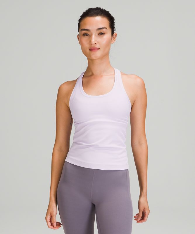 Tank Top Lululemon Cool RB Short Tank Nulu Mujer Lavanda | 59643-GXCR