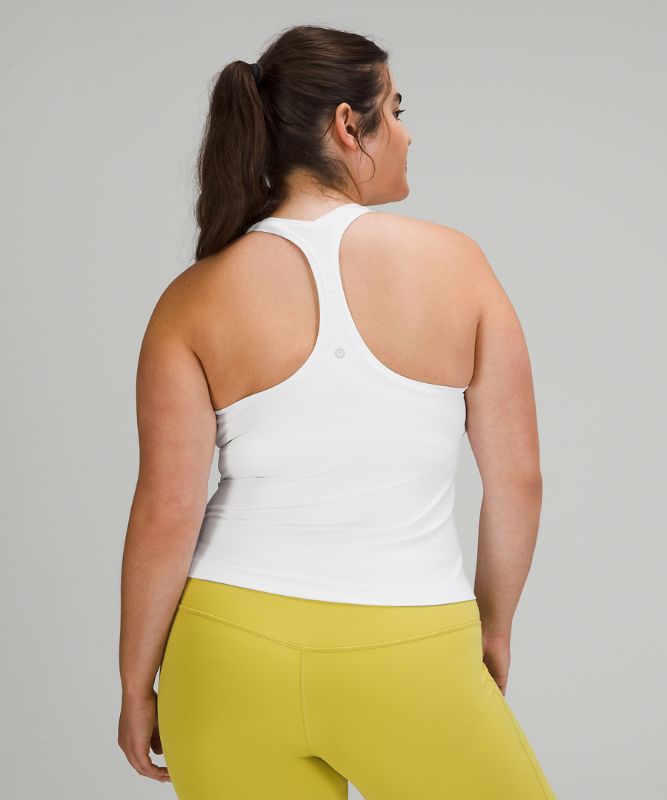 Tank Top Lululemon Cool RB Short Tank Nulu Mujer Blancos | 95236-AWZI