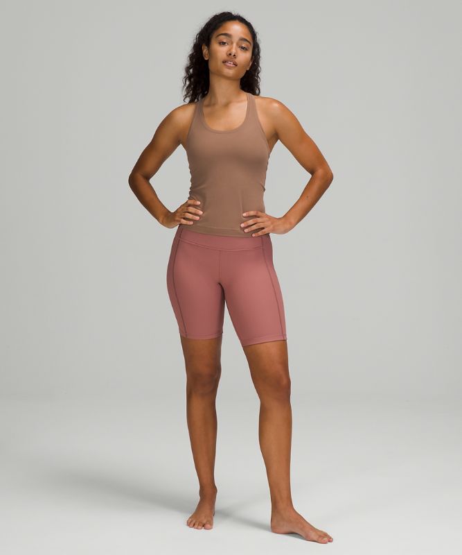 Tank Top Lululemon Cool RB Short Tank Nulu Mujer Cacao | 26857-ISMF