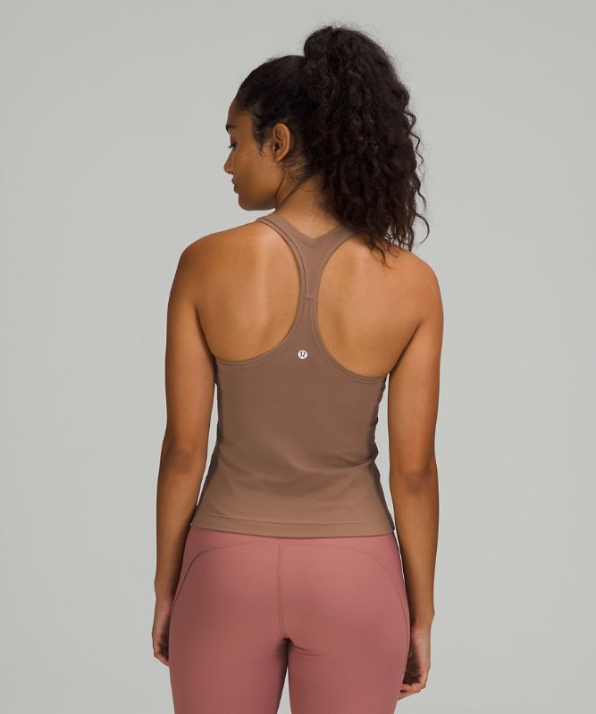 Tank Top Lululemon Cool RB Short Tank Nulu Mujer Cacao | 26857-ISMF