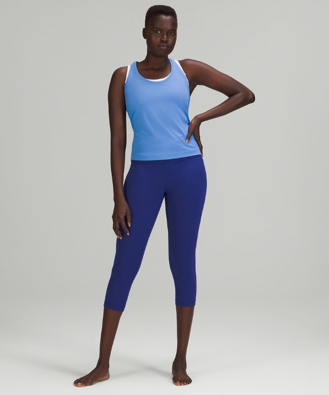 Tank Top Lululemon Cool RB Short Tank Nulu Mujer Azules | 76132-ACED