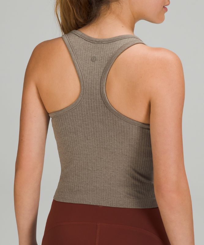 Tank Top Lululemon Ebb to Street RB Crop Tank Mujer Rover | 68754-VMJS