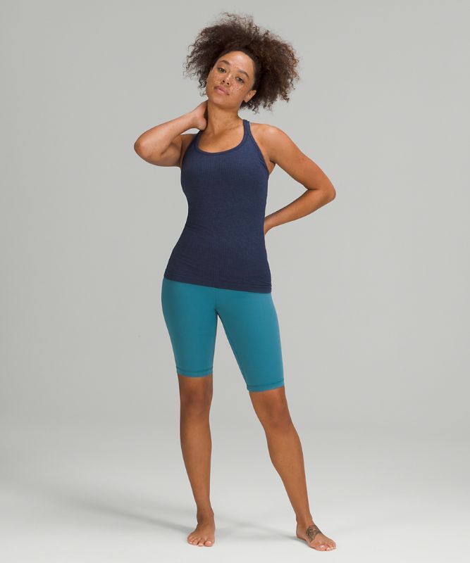 Tank Top Lululemon Ebb to Street Tank Top Mujer Night Sea | 27869-EIAF