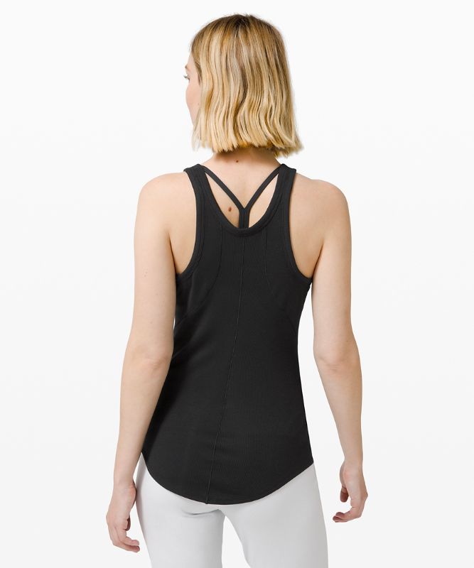 Tank Top Lululemon Full Day Ahead Tank Mujer Negros | 48906-VWNE