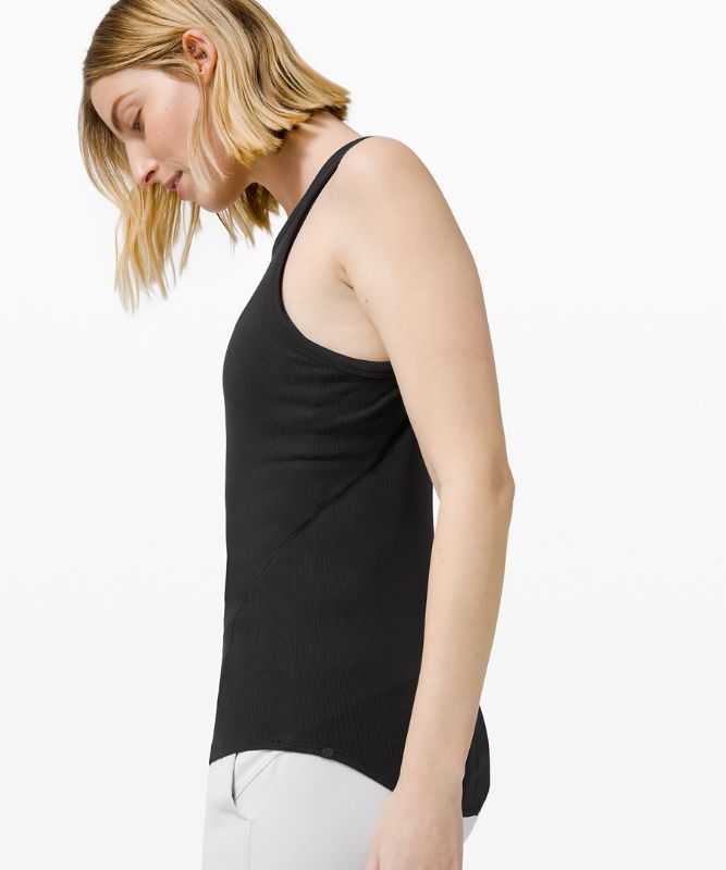 Tank Top Lululemon Full Day Ahead Tank Mujer Negros | 48906-VWNE