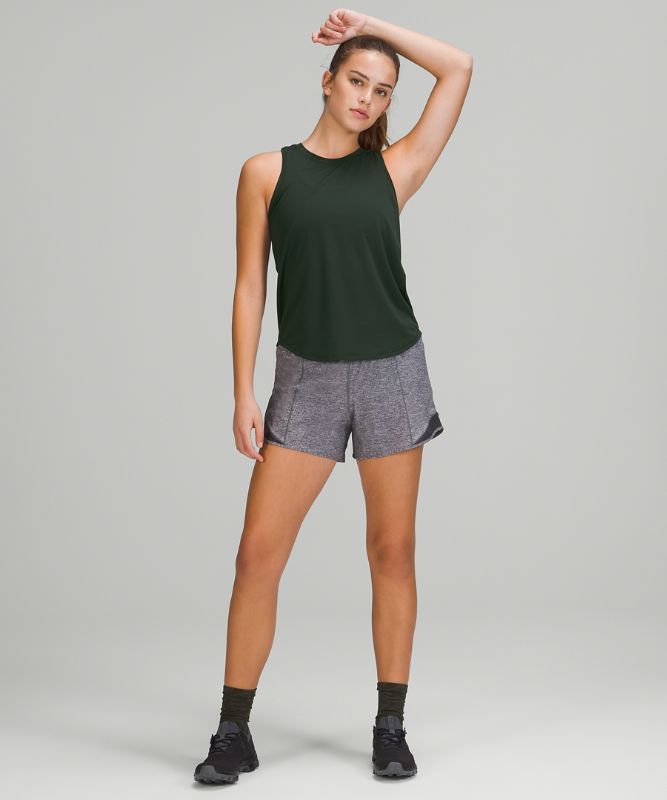 Tank Top Lululemon High Neck Run and Train Tank Mujer Verdes | 75134-VGJM