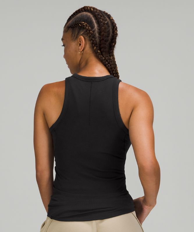 Tank Top Lululemon Hold Tight Crewneck Tank Top Mujer Negros | 74261-LYIC