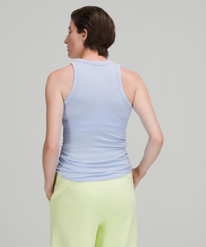 Tank Top Lululemon Hold Tight Crewneck Tank Top Mujer Azules Beige | 45789-WDSJ