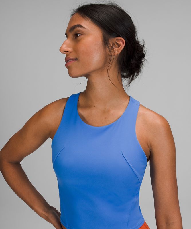 Tank Top Lululemon Invigorate Training Tank Top Mujer Azules | 26951-AUXJ