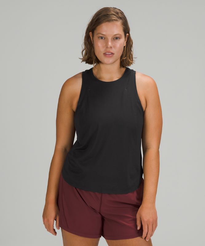 Tank Top Lululemon Lightweight Run Kit Tank Top Mujer Negros | 96482-BWMY