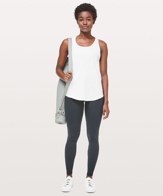 Tank Top Lululemon Love Tank Pleated Mujer Blancos | 32815-ECZX