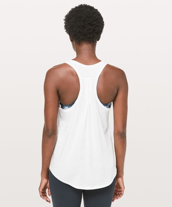 Tank Top Lululemon Love Tank Pleated Mujer Blancos | 32815-ECZX