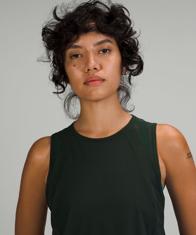 Tank Top Lululemon Sculpt Tank Top Mujer Verdes | 53017-EKQM