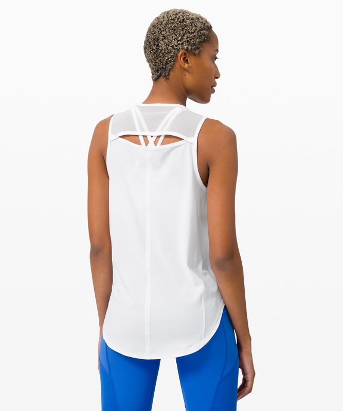 Tank Top Lululemon Sculpt Tank Top Mujer Blancos | 87942-YZBW