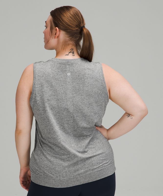 Tank Top Lululemon Swiftly Breathe Muscle Tank Top Mujer Blancos | 60843-XQOU