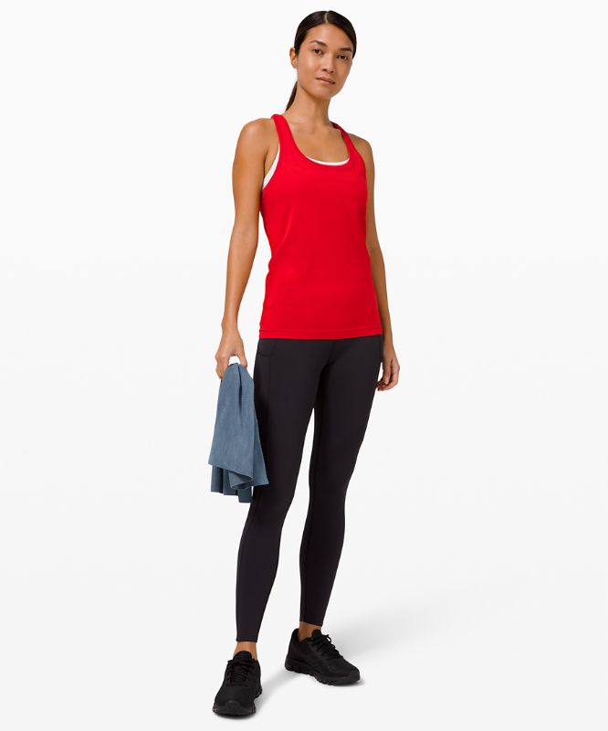 Tank Top Lululemon Swiftly Tech Racerback 2.0 Mujer Rojos Oscuro Rojos Oscuro | 40581-LANF