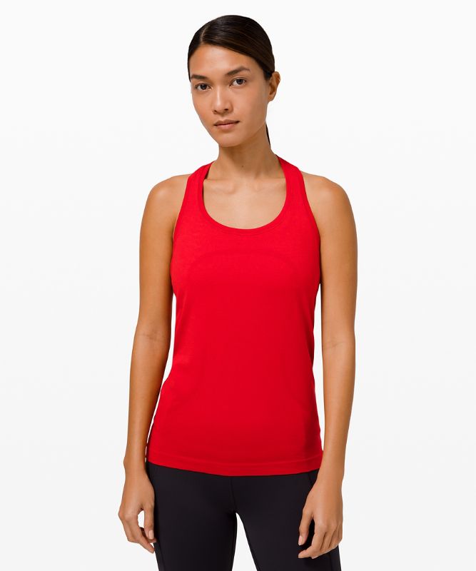 Tank Top Lululemon Swiftly Tech Racerback 2.0 Mujer Rojos Oscuro Rojos Oscuro | 40581-LANF