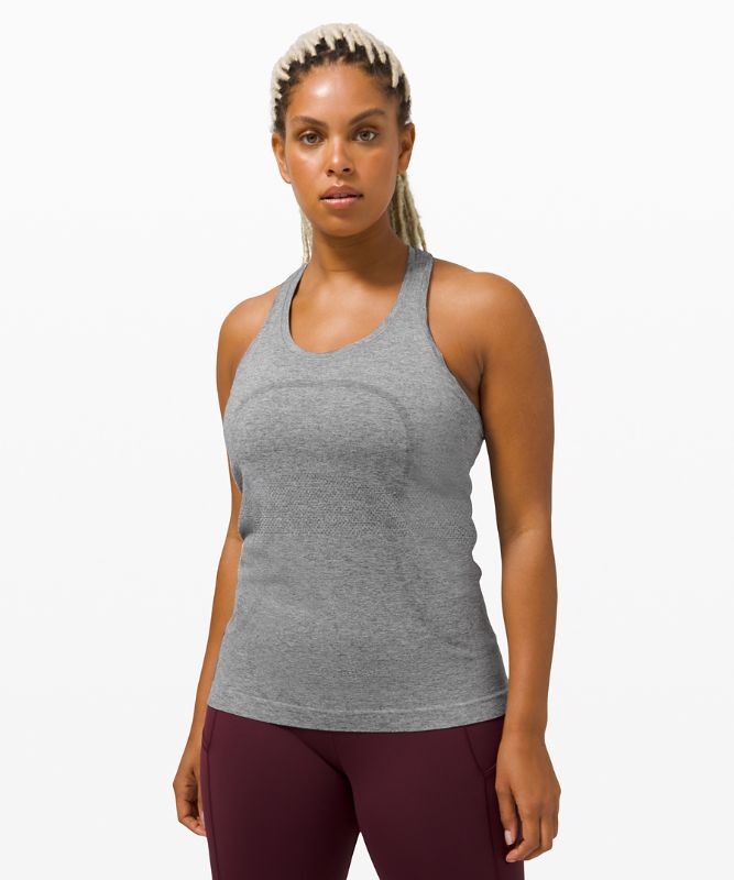 Tank Top Lululemon Swiftly Tech Racerback 2.0 Mujer Blancos | 07832-NPDM