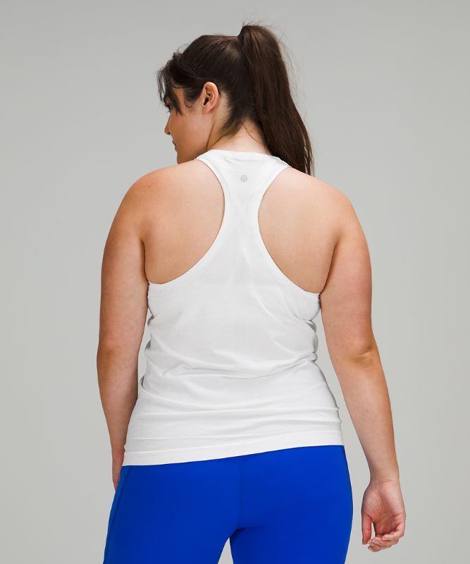 Tank Top Lululemon Swiftly Tech Racerback 2.0 Mujer Blancos Blancos | 90163-EHFJ