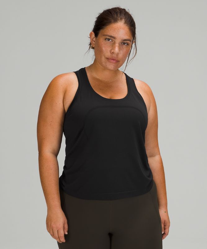 Tank Top Lululemon Swiftly Tech Racerback Tank 2.0 Race Mujer Negros Negros | 19357-RNLJ