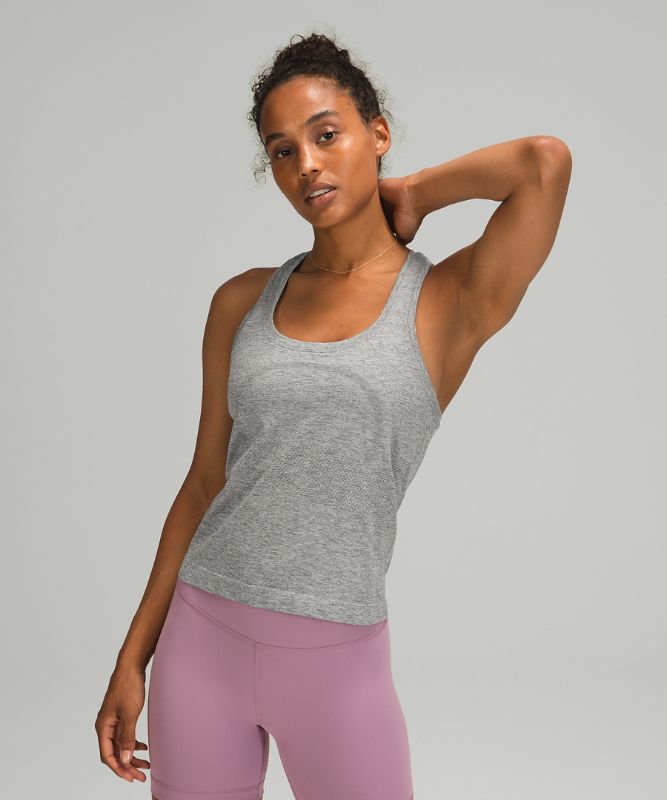 Tank Top Lululemon Swiftly Tech Racerback Tank 2.0 Race Mujer Blancos | 27396-DZNI