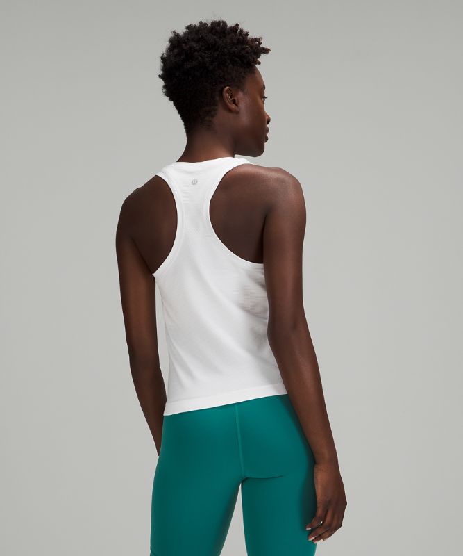 Tank Top Lululemon Swiftly Tech Racerback Tank 2.0 Race Mujer Blancos Blancos | 46512-MXGE