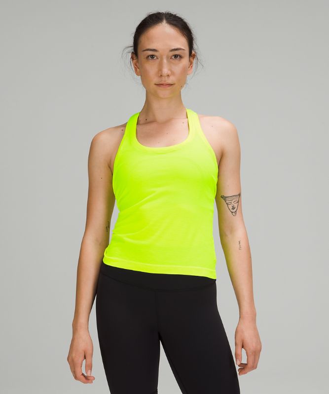 Tank Top Lululemon Swiftly Tech Racerback Tank 2.0 Race Mujer Amarillos Amarillos | 65381-EZXI