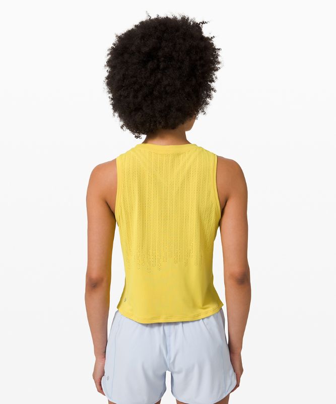 Tank Top Lululemon Train to Be Tank Top Stripe Mujer Soleil / Soleil | 05273-AFRS