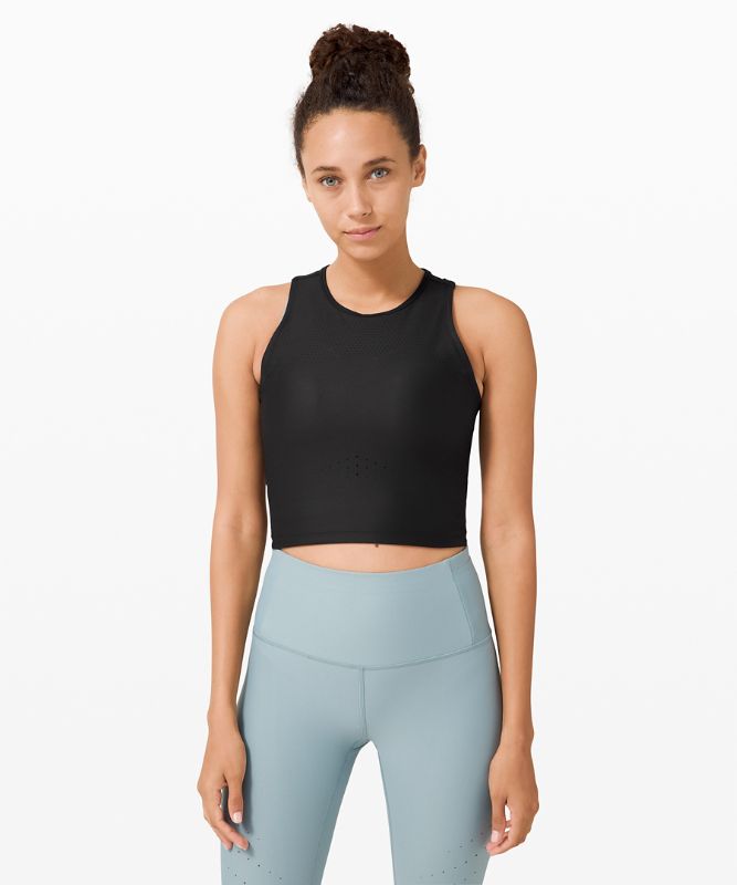 Tank Top Lululemon Zoned In Tank Top Mujer Negros | 80371-LGDW