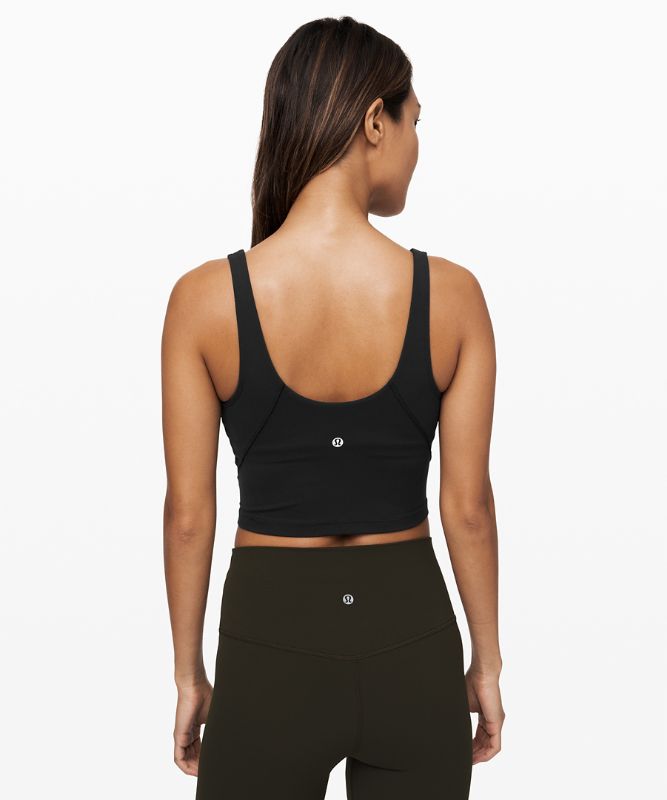 Tank Top Lululemon lululemon Align™ Cropped Tank Top Mujer Negros | 42158-SKGM