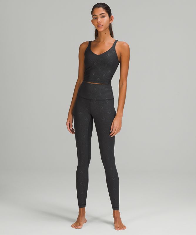 Tank Top Lululemon lululemon Align™ Cropped Tank Top Mujer Negros | 47859-CTRF