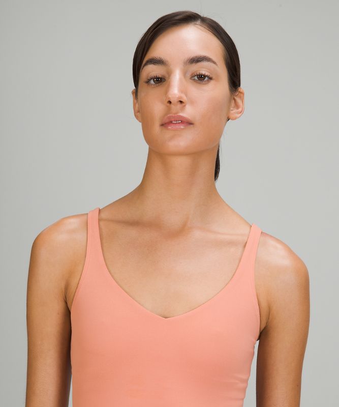 Tank Top Lululemon lululemon Align™ Cropped Tank Top Mujer Rosas | 48520-VUPY