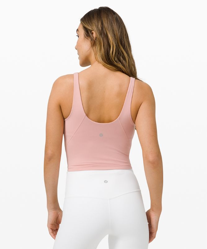 Tank Top Lululemon lululemon Align™ Cropped Tank Top Mujer Rosas | 95108-FLCE