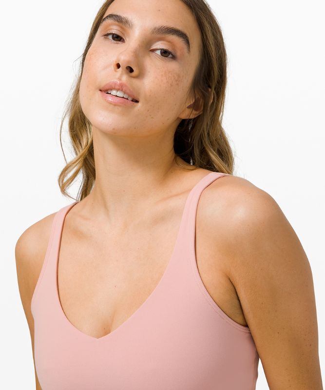 Tank Top Lululemon lululemon Align™ Cropped Tank Top Mujer Rosas | 95108-FLCE