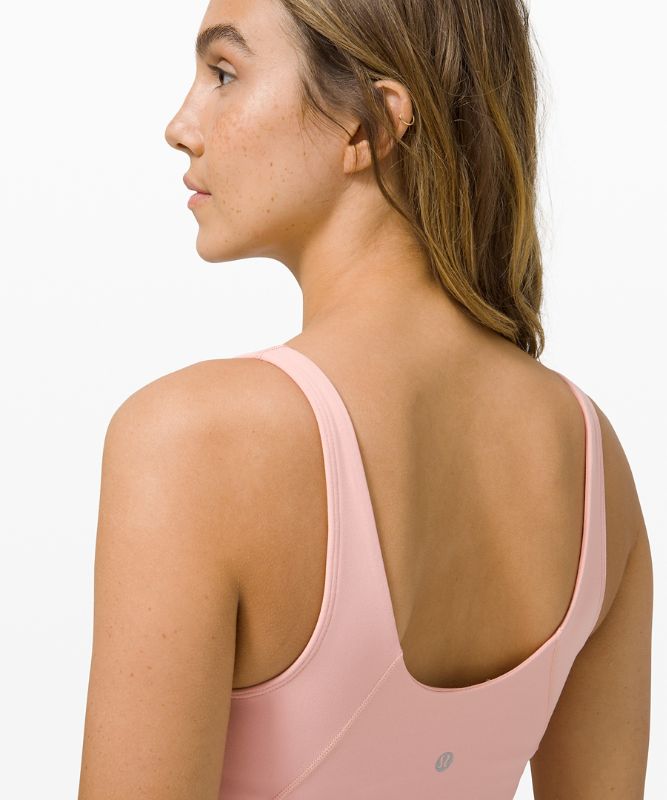 Tank Top Lululemon lululemon Align™ Cropped Tank Top Mujer Rosas | 95108-FLCE